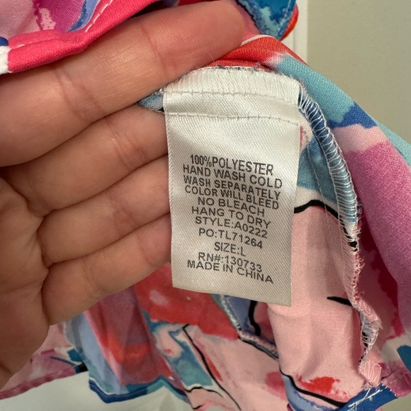 Umgee brand flower print top size large - Picture 3 of 4